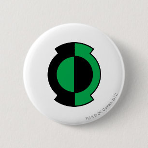 Bóton Redondo 5.08cm Logotipo verde da lanterna lançado