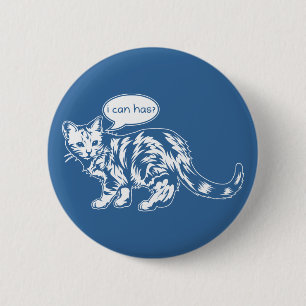 Bóton Redondo 5.08cm lolcat - eu posso tenho?