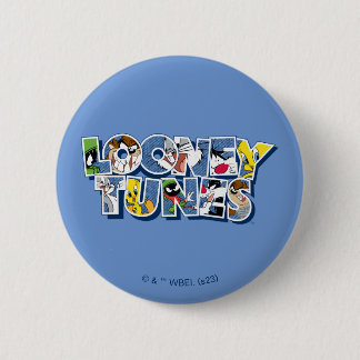 Bóton Redondo 5.08cm LOONEY TUNES™ Characters in Letting