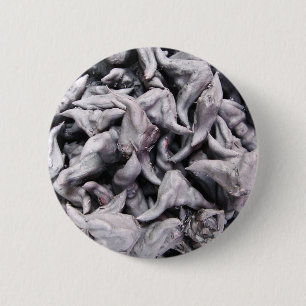 Bóton Redondo 5.08cm Loucos de búfalo - água Caltrop