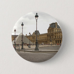 Bóton Redondo 5.08cm Louvre. Paris, França