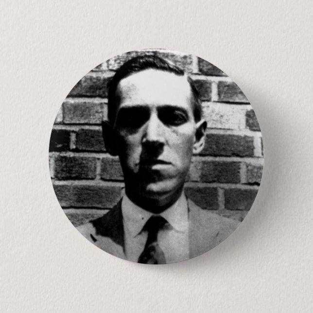 Bóton Redondo 5.08cm Lovecraft (Frente)