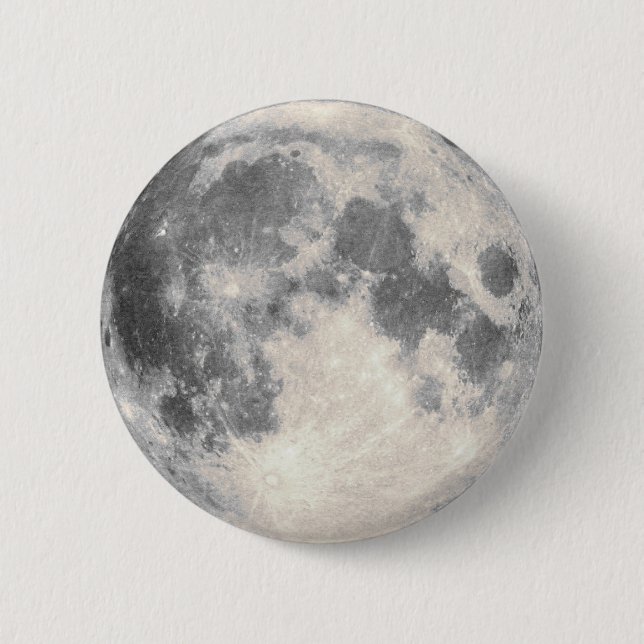 Bóton Redondo 5.08cm Lua cheia (Frente)