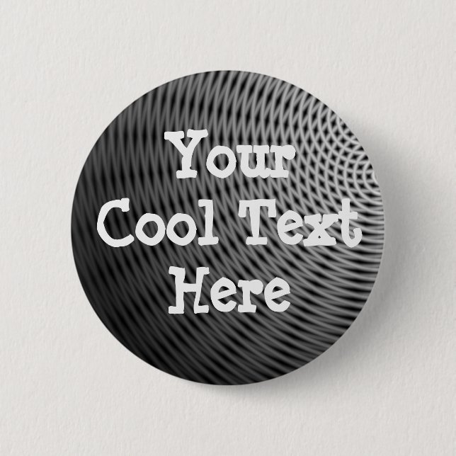 Bóton Redondo 5.08cm Lua Ray - Modelo (Frente)