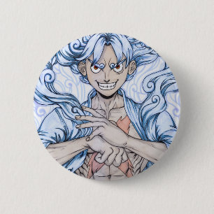 Bóton Redondo 5.08cm Luffy Gear 5