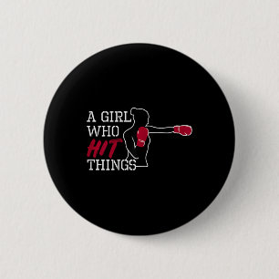Bóton Redondo 5.08cm Luvas de Boxe Kickboxing para Mulheres Senhoras Pr