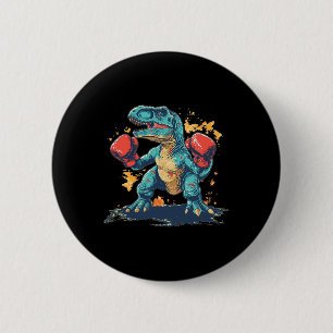 Bóton Redondo 5.08cm Luvas de Boxe Legais Com Dinossauro