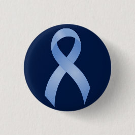 Bóton Redondo 5.08cm Luz do cancro da próstata - fita azul