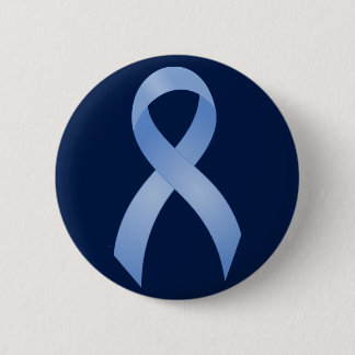 Bóton Redondo 5.08cm Luz do cancro da próstata - fita azul