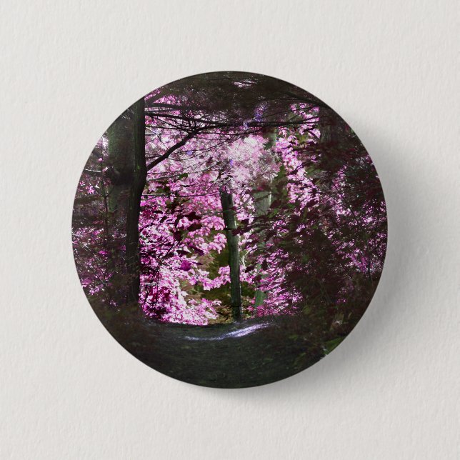 Bóton Redondo 5.08cm Luz no botão da natureza do trajeto (Frente)