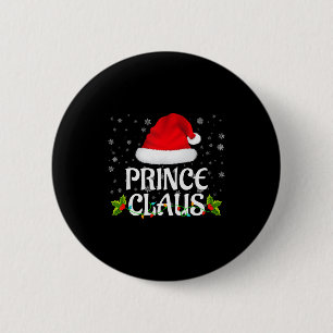 Bóton Redondo 5.08cm Luzes de Natal Prince Claus Família de Pijama do P
