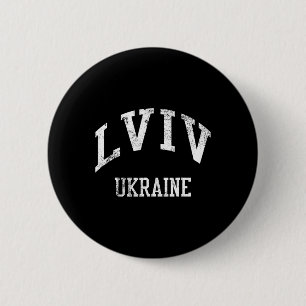 Bóton Redondo 5.08cm Lviv Ucrânia Retro Anos 70 Estilo Desportivo Unive