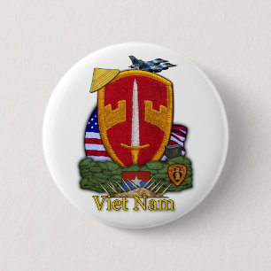 Bóton Redondo 5.08cm mac v conselheiro militar do jg vietnam war Button