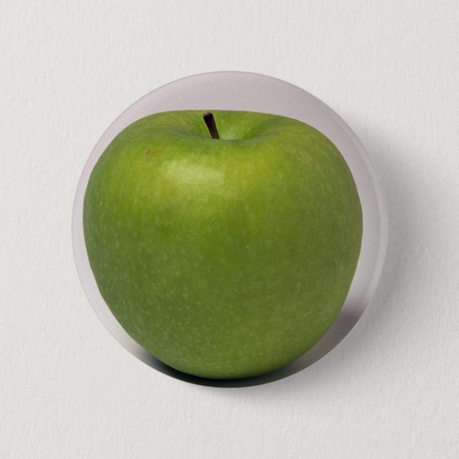 Bóton Redondo 5.08cm Maçã verde deliciosa (Frente)