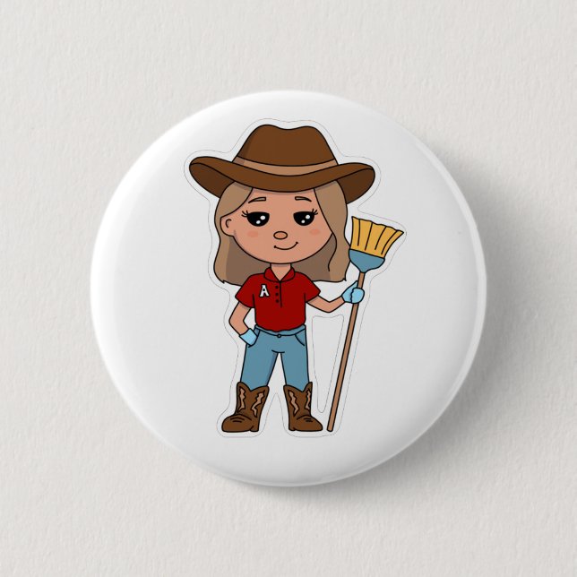 Bóton Redondo 5.08cm Maddog Pin (Frente)