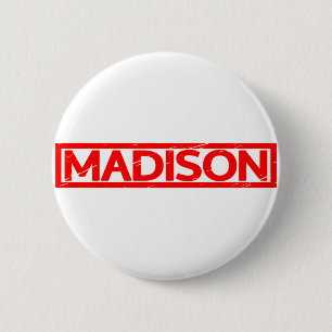 Bóton Redondo 5.08cm Madison Stamp