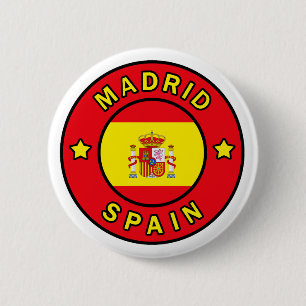 Bóton Redondo 5.08cm Madrid Spain