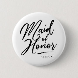 Bóton Redondo 5.08cm Madrinha de casamento elegante