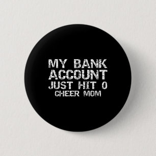 Bóton Redondo 5.08cm Mãe de Cheerleader Minha Conta Nk Acabou de Chegar