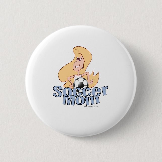 Bóton Redondo 5.08cm Mãe de Futebol (Frente)