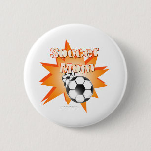 Bóton Redondo 5.08cm Mãe de Futebol