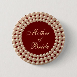 Bóton Redondo 5.08cm Mãe do botão Jeweled pérola da noiva
