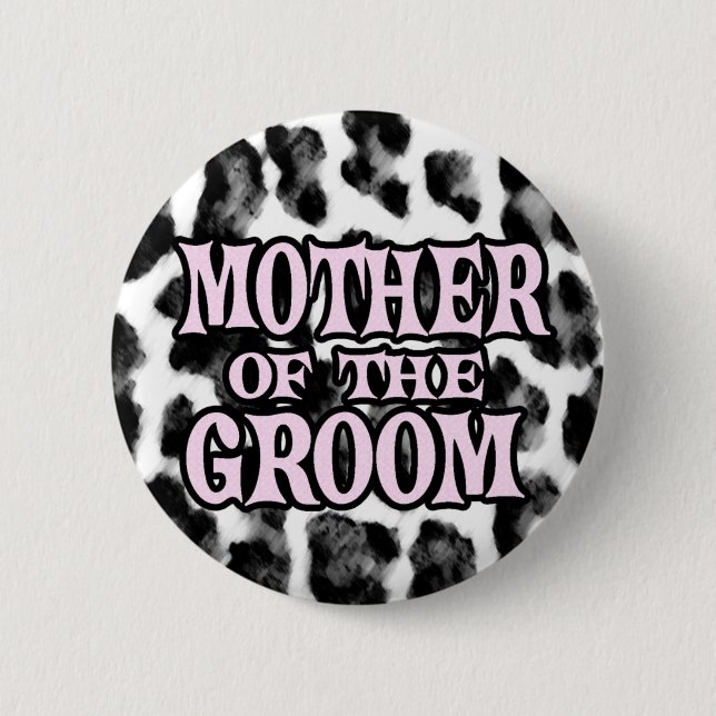 Bóton Redondo 5.08cm Mãe do noivo (Frente)