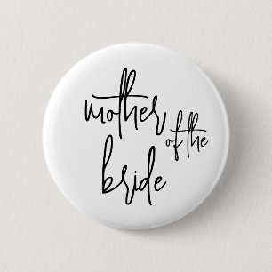 Bóton Redondo 5.08cm Mãe, o botão da noiva
