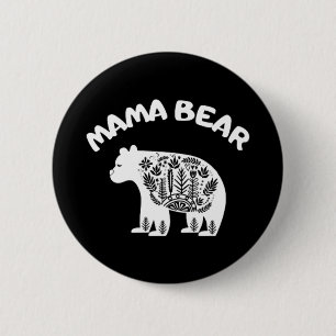 Bóton Redondo 5.08cm Mãe Urso
