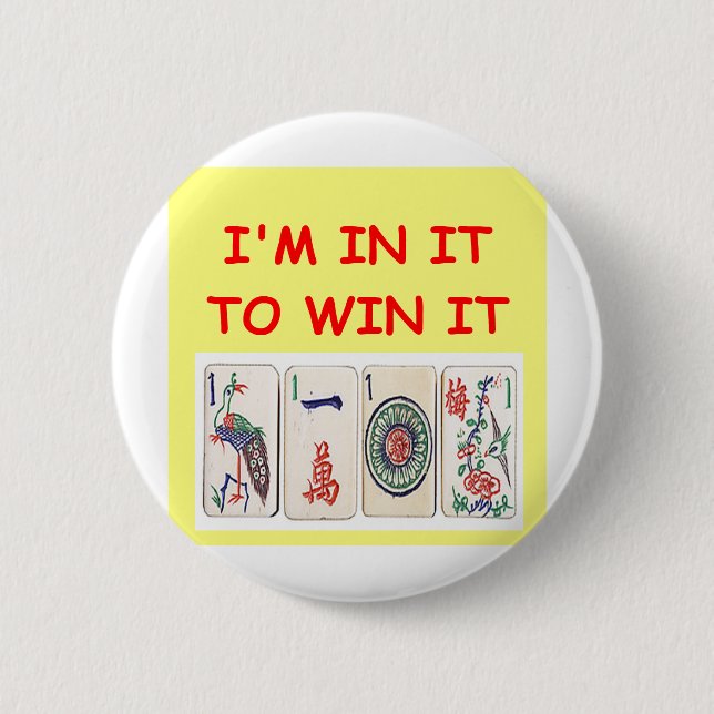 Bóton Redondo 5.08cm mahjong (Frente)