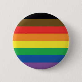 Bóton Redondo 5.08cm Mais colorem mais arco-íris LGBT customizável do