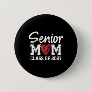 Bóton Redondo 5.08cm Mais velho Mãe Cl De Graduação De 2027 Orgulha Mãe