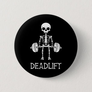 Bóton Redondo 5.08cm Malhação de Extração de Peso do Gym Skeleton