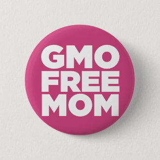 BÓTON REDONDO 5.08CM MAMÃ LIVRE DE GMO (ROSA)