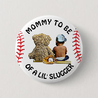 Mamãe a ser de um Chá de fraldas de Lil Slugger