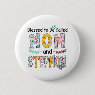 Bóton Redondo 5.08cm Mamãe E Stepmama Aniversário