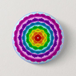 Bóton Redondo 5.08cm Mandala Chakra