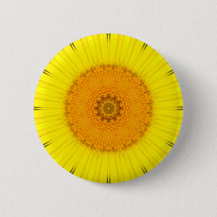 Bóton Redondo 5.08cm Mandala da flor