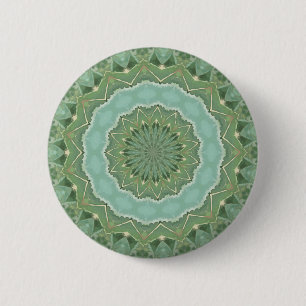 Bóton Redondo 5.08cm Mandala do Succulent