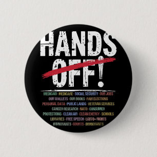 Bóton Redondo 5.08cm Maneira de protesto T-shirt2.png