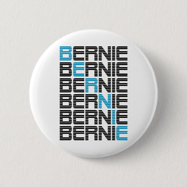 Bóton Redondo 5.08cm Manipulações de texto do BERNIE (Frente)