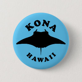 Bóton Redondo 5.08cm Manta Ray Diving em Kona, Havaí