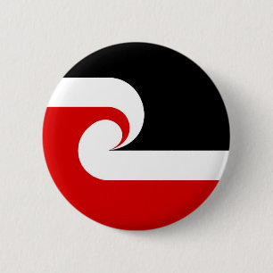 Bóton Redondo 5.08cm maori pavilhão étnico novo país da zelândia