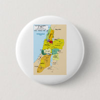Mapa de doze tribos de Israel entre 1200 e 1050