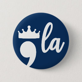 Bóton Redondo 5.08cm Marca De Pontuação Comma La Harris Com Coroa 2024
