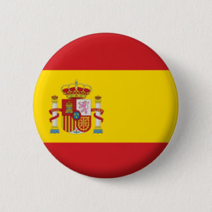 BÓTON REDONDO 5.08CM MARCA NOVA! - CRACHÁ ESPANHA PIN TRASEIRO
