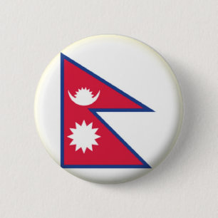 BÓTON REDONDO 5.08CM MARCA NOVA! - CRACHÁ NEPAL PIN TRASEIRO