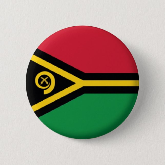 BÓTON REDONDO 5.08CM MARCA NOVA! - CRACHÁ VANUATU PIN TRASEIRO (Frente)