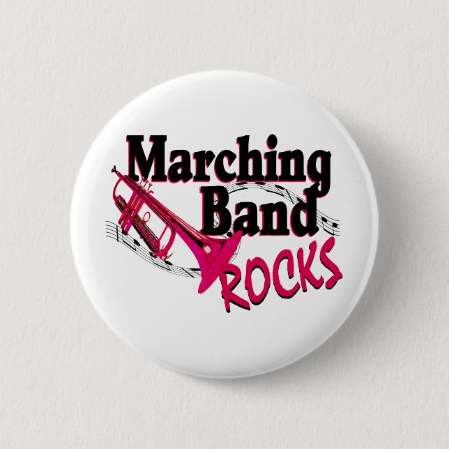 Bóton Redondo 5.08cm Marching Banda Rocks (Frente)