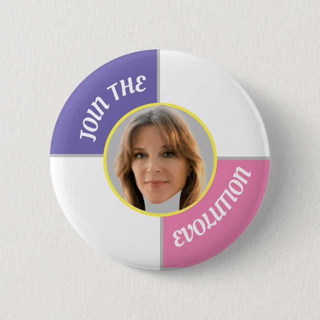 Bóton Redondo 5.08cm Marianne Williamson 2020 (Frente)